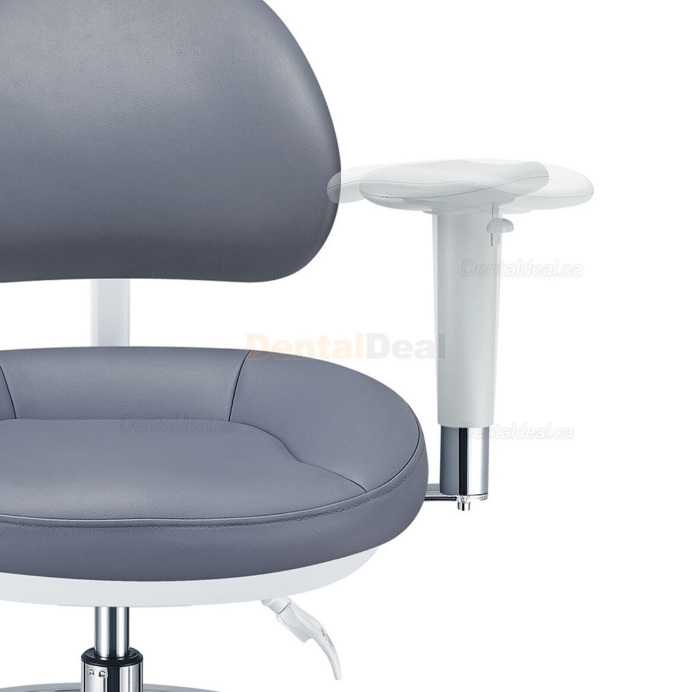 PLST-082-085 Ergonomic Dental Microscope Stool Operator Surgeon Chair with Amrest & Backrest